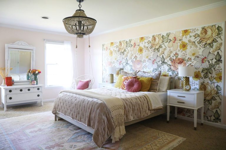eclectic glam teen girls room makeover