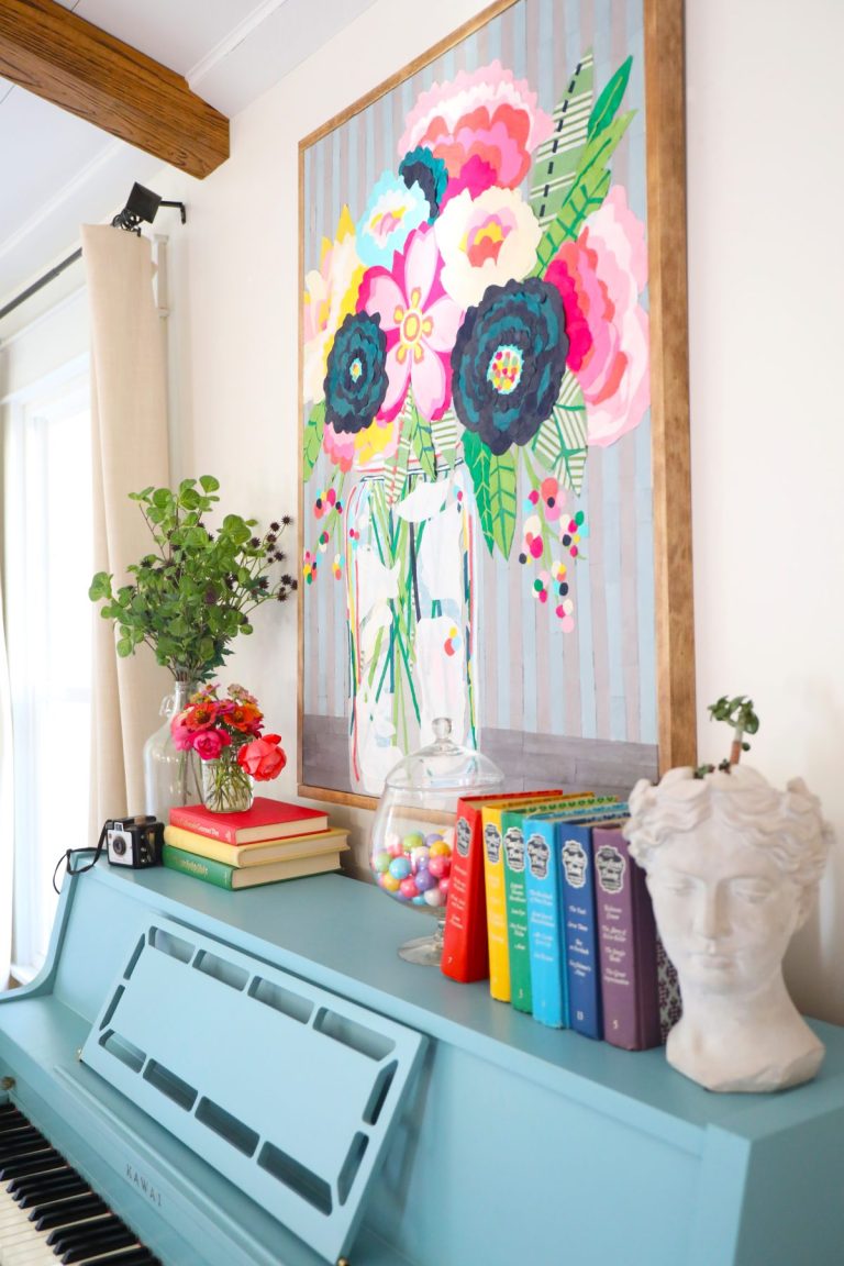 how to make fabric art with waverly fabrics