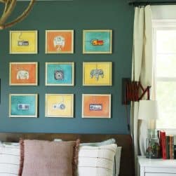vintage game controller art