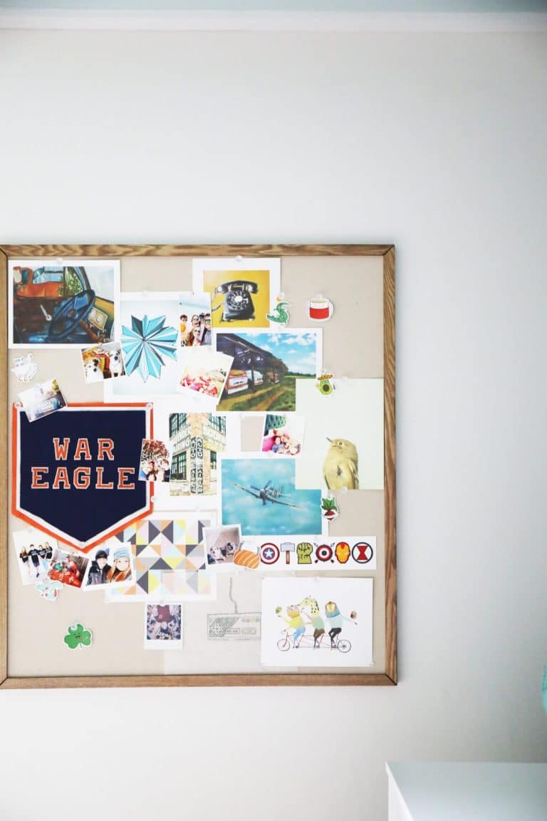 diy vintage pennant