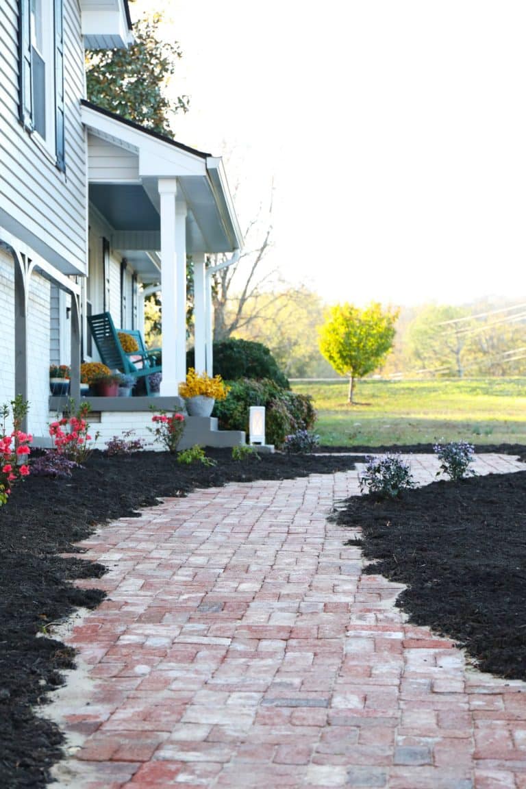 how to lay a brick pathway