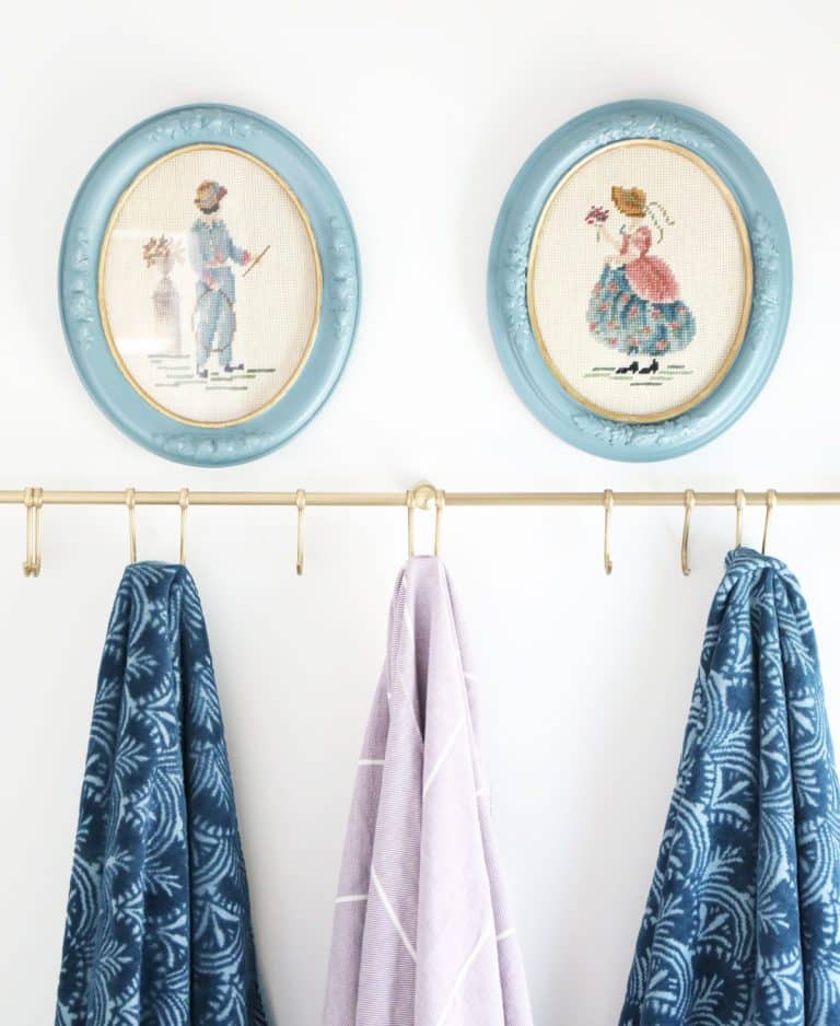 easy frame makeover {+ our top flea market tips! }