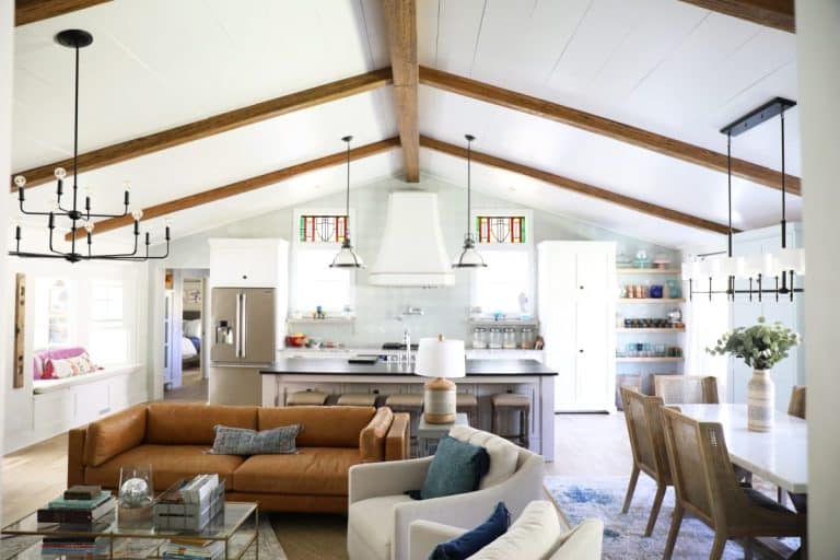 great room + kitchen update