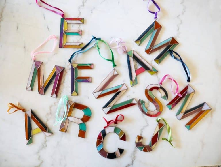 stained glass monograms