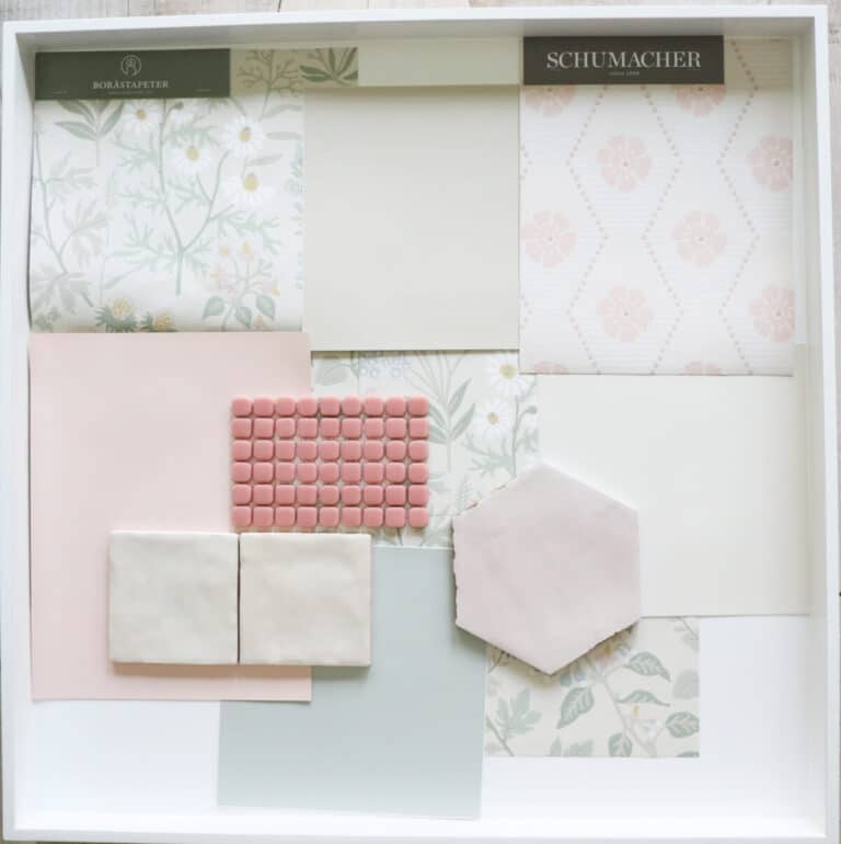 pretty in pink: a girls bed + bath design
